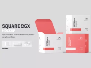 cover image square box mockup