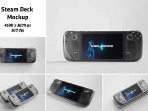 cover image steam deck mockups