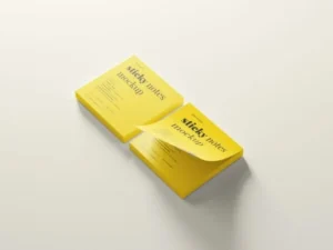 cover image sticky note mockups