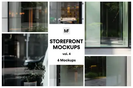 Storefront Mockups vol.4 - Restaurant