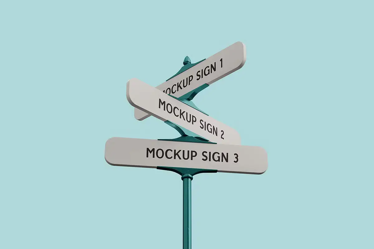 Street Sign Mockups