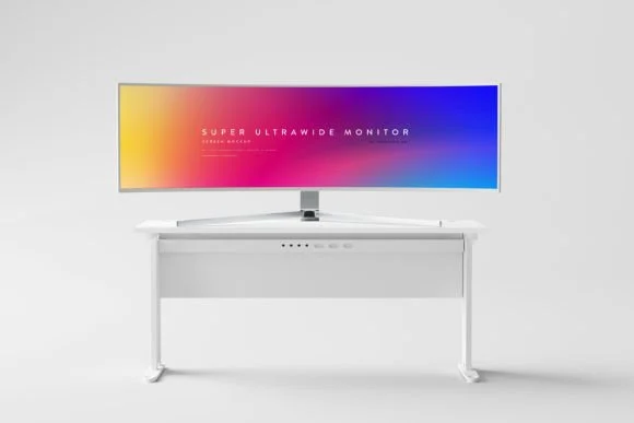 Super Ultrawide Monitor Mockup 1 cover image super ultrawide monitor mockup