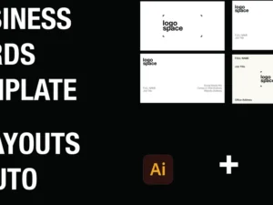 cover image swiss style business card template 3 customizable landscape layouts with grids tutorial