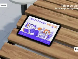 cover image tablet pro mockup
