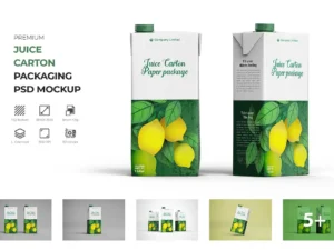 cover image tetra pack fruit juice carton mockup