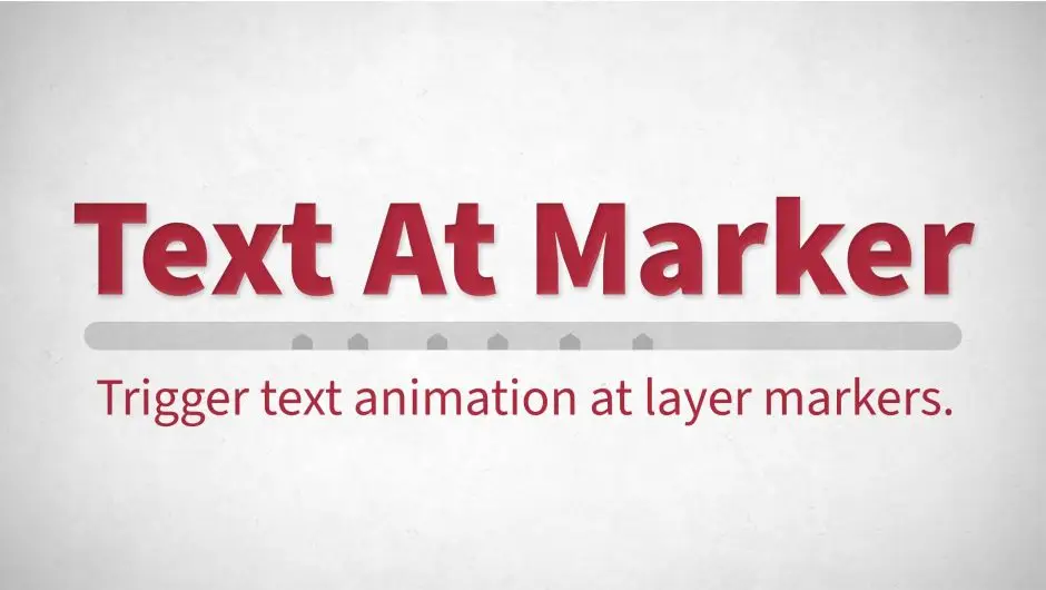 Adobe After Effects Templates Bundle - 4 Items 4 cover image text at marker