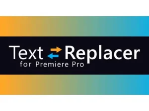 cover image text replacer for premiere pro
