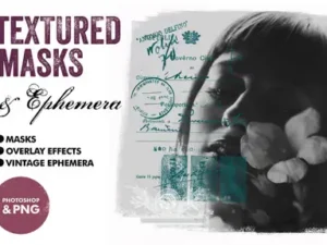 cover image textured masks ephemera