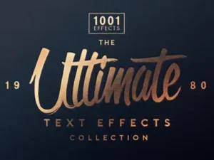 cover image the ultimate 1001 text effects