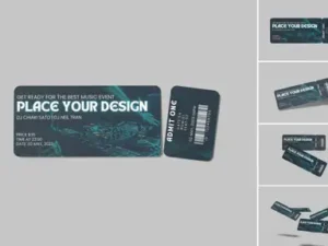 cover image ticket mockup
