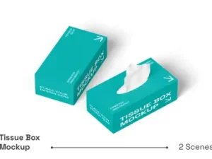 cover image tissue box mockup