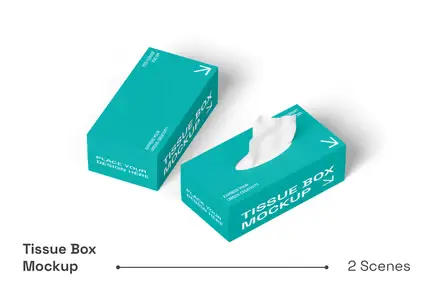 Tissue Box Mockup