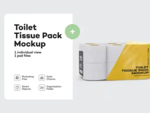 cover image toilet paper 12 pack mockup