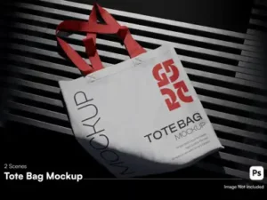 cover image tote bag mockup