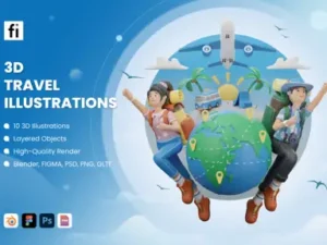 cover image travel illustration