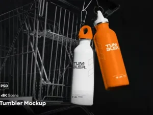 cover image tumbler mockup