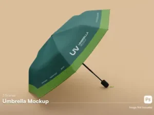cover image umbrella mockup