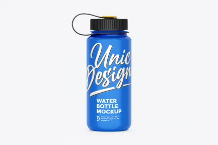 Water Bottle Mockup