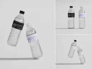 cover image water bottle mockup