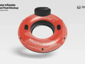 cover image water inflatable pool float mockup