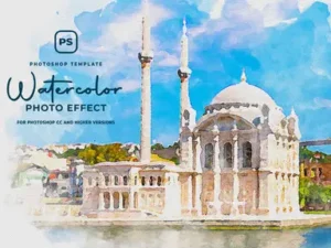 cover image watercolor photo effect