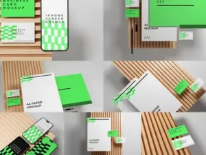 cover image white branding kit mockup