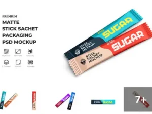 cover image white sugar stick mockup 1