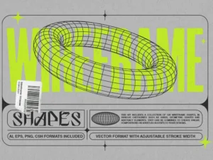 cover image wireframe shapes