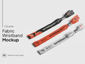 cover image wristband mockup