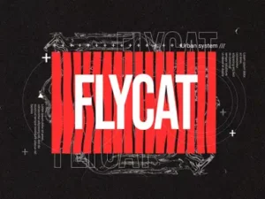 cover image y2k acid text effect