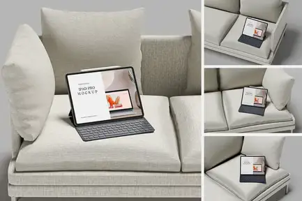 iPad Pro With Keyboard Mockup V1