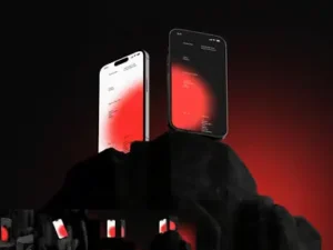 cover image iphone 14 pro mockup set