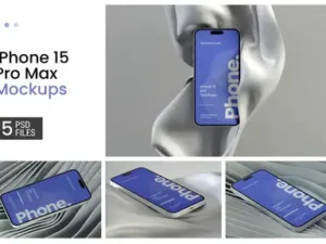 cover image iphone 15 pro max mockup