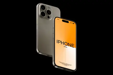 iPhone 15 Pro Mockup