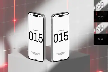 iPhone 15 Pro Mockup