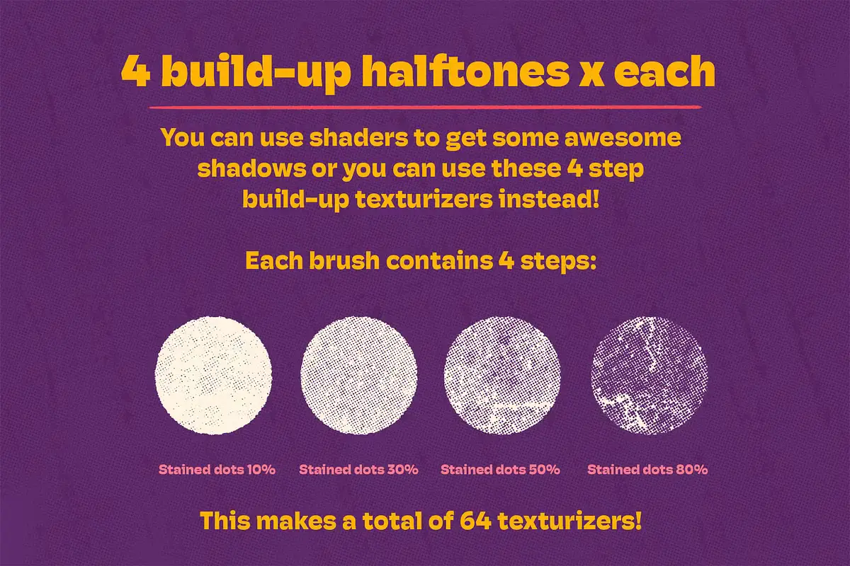 Dirty Halftones Photoshop Brush Set 8 dirty halftones photoshop brush set5