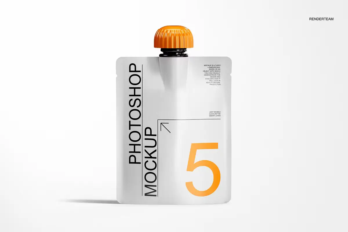 Doypack Mockup Set 5 doypack mockup set4