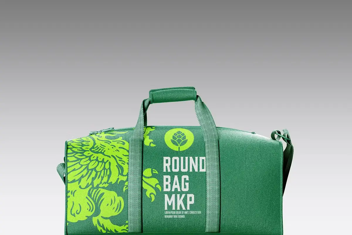 Duffle Bag Mockup 6 duffle bag mockup13