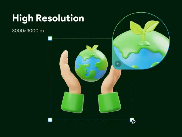 Ecology 3D Icon 3 ecology 3d icon2