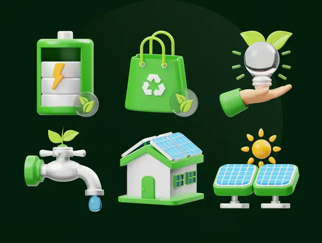 Ecology 3D Icon 4 ecology 3d icon3