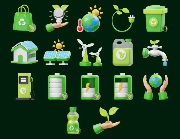 Ecology 3D Icon 6 ecology 3d icon5
