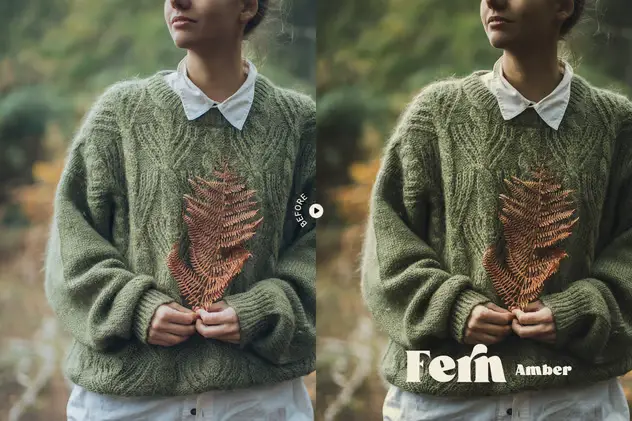 Fern Portrait Action and LUT 7 fern portrait action and lut6