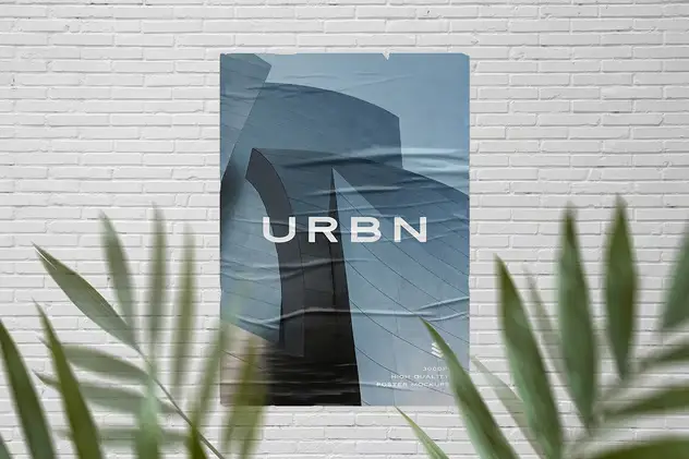Glued Poster Mockups 3 glued poster mockups2