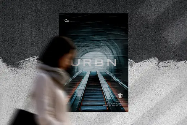 Glued Poster Mockups 4 glued poster mockups3