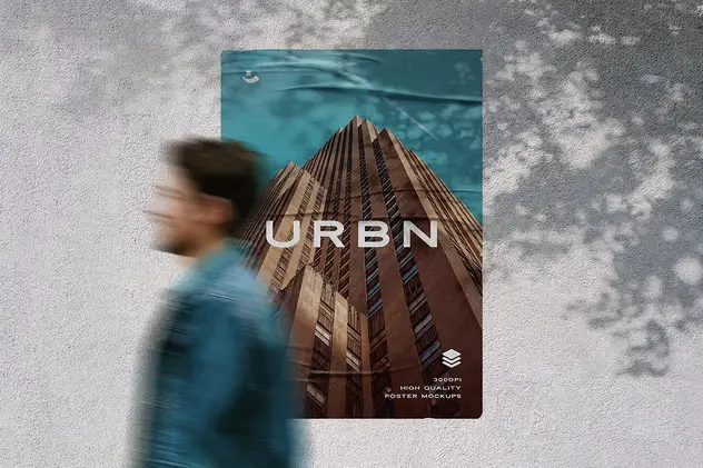Glued Poster Mockups 5 glued poster mockups4