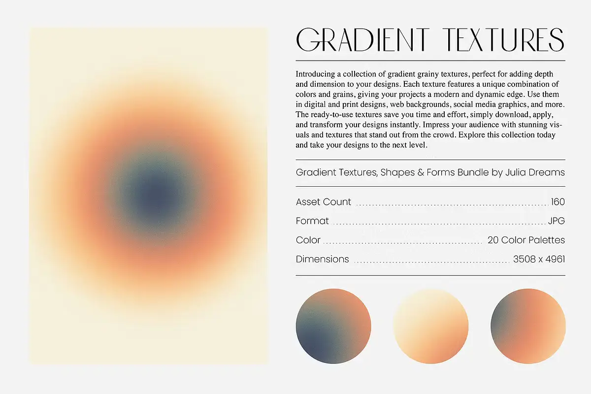 Gradient Textures Shapes 3D Objects 5 gradient textures shapes 3d objects12