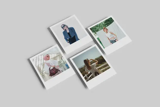 High Quality Polaroid Photo Mockup 5 high quality polaroid photo mockup4