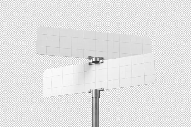 High Quality Street Sign Mockup 3 high quality street sign mockup2