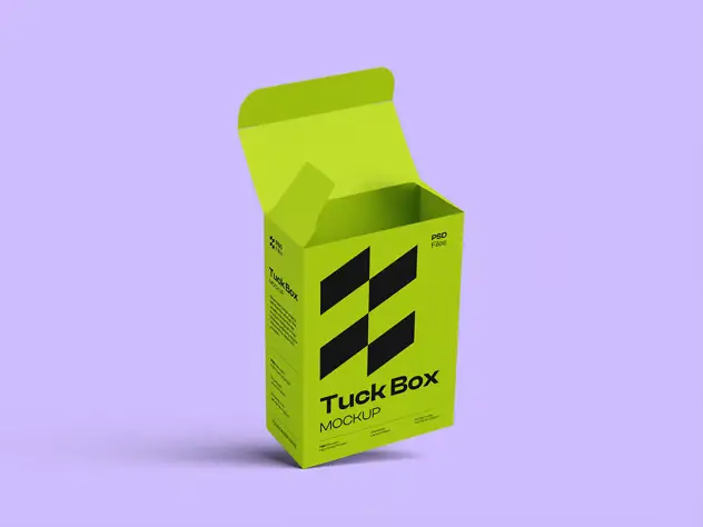 High Quality Tuck Box Packaging Mockup 3 high quality tuck box packaging mockup2
