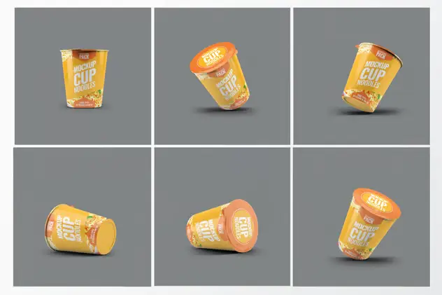 Instant Food Packages Mock-Up Bundle 4 instant food packages mock up bundle2